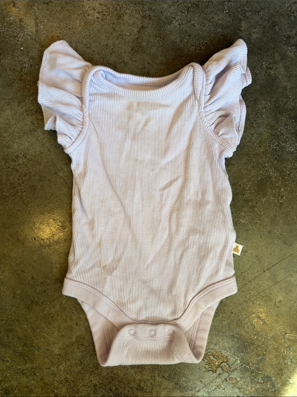 Baby Gap Ruffle shoulder bodysuit